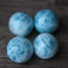 ラリマー ブルーペクトライト ペクトライト 特級 一粒 販売 15ミリ 天然石 バラ売り ビーズ レディース メンズ プレゼント コレクション