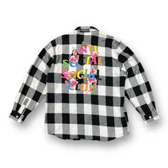 ANTI SOCIAL SOCIAL CLUB 桜 プリント ブロック チェックシャツ アンチソーシャルソーシャルクラブ XXLのサムネイル