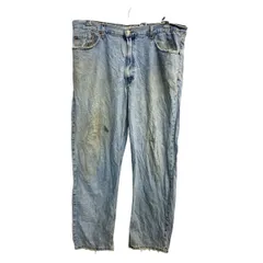 Levi's 550 デニムパンツ W40 リーバイス リラックスフィット ビッグサイズ ライトブルー コットン 古着卸 アメリカ仕入 2503-318