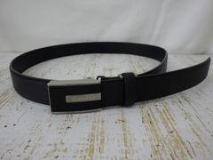 BURBERRY バーバリー レザー ベルト 黒 ブラック 美品