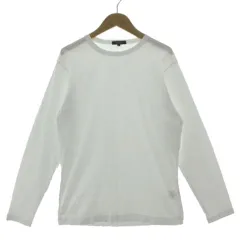 プラステ PLST シルキーコットンクルーネックTシャツ（長袖） 362301002 丸首 ロンT ホワイト 白 Mのサムネイル