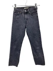 Levi's デニムパンツ W25 ブラック リーバイス ジップアップ アメカジ ジーンズ レディース 古着卸 アメリカ仕入 2505-77