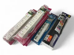 ★未使用★ 電源タップ まとめ 7点 ナカバヤシ Digio2 OAタップ 安全機能搭載スイッチ付 6個口 など BLK700404相のサムネイル