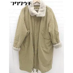 ■ ◎ KBF アーバンリサーチ ライナー付 長袖 コート サイズONE ベージュ レディース  【1002802501579】