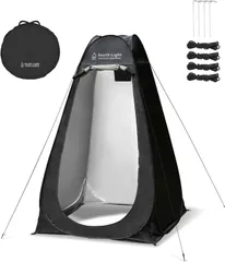 アウトドア ワンタッチポップアップテント 1人用 フルクローズ完全個室 トイレ・着替えに大活躍 sl-lyzp01