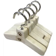 木製ペット用ミニハンガー Y型Sサイズ 5本セット ハンドメイド