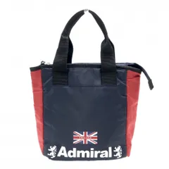 アドミラル 保冷カートバッグ ネイビー×レッド ロゴプリント ゴルフ Admiral
