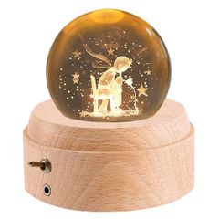 【新着商品】手作り結婚祝い 木製 おしゃれ 卒業祝い インテリア 投影機能 USB充電 記念日 LEDライト ベッドサイドランプ 女性 間接照明 彼女 雑貨 月のランプ バレンタインデー かわいい スノードーム ギフト クリスマス 雰囲気 ボール クリスタル 