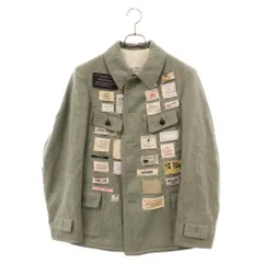 Maison Margiela (メゾンマルジェラ) 20AW ランウェイ マルチパッチ付き ボア ミリタリージャケット カーキ S67AM0035のサムネイル