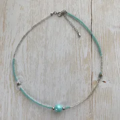 ビーズネックレス／チョーカー  一点物