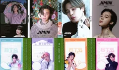 BTS ジミン グッズ メモ帳 80枚セット 写真入り メモパッド K-POP