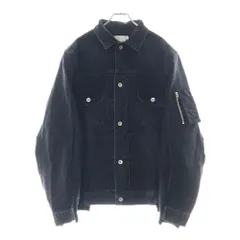 2025年最新】sacai デニムジャケット ブラックの人気アイテム