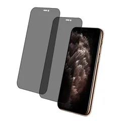 【2枚セットのぞき見防止】KPNS 日本素材製 覗き見防止 iPhone11 Pro Max iPhoneXS Max 用 ガラスフィルム 強化ガラス カバー 保護フィルム