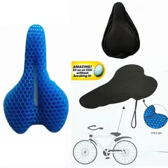 ★自転車 サドルカバー ゲルクッション サドル 衝撃吸収 ロングサイクリングのサムネイル