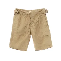 【中古】ジーティーアー G.T.A コットンリネン カーゴ ショートパンツ ベージュ【サイズ46】【メンズ】のサムネイル