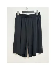 Maison Margiela(メゾンマルジェラ) SALOMON(サロモン) MM6 ／ ワイド ショートパンツ ディープ 黒 M