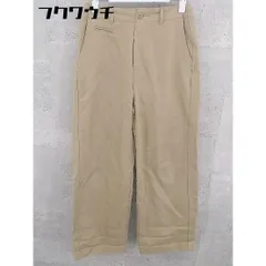 ◇ URBAN RESEARCH DOORS ワイド チノ パンツ サイズ36 ベージュ レディース 【中古】 【1002802384912】