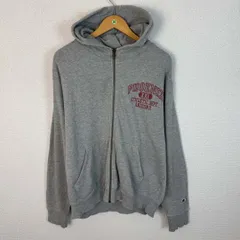 Champion チャンピオン PHOENIX カレッジロゴ ジップアップパーカー グレー Lサイズ メンズ 古着 アメカジ