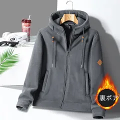 パーカー ジャケット メンズ レディース フリースジャケット 裏ボア 無地 ジップパーカー厚手 男女兼用 お洒落 アウター 秋服 冬服 カジュアル ファッション qW76854