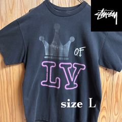 【古着】STUSSY(ステューシー)半袖Tシャツ L 黒 メキシコ製 ヴィンテージ アメリカ古着 オールド