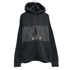 NIKE ロゴスウェット パーカー ナイキ M ブラック プルオーバー 古着卸 アメリカ仕入 a611-8786