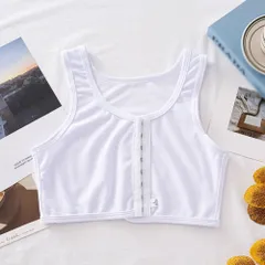 ☆ ホワイト ☆ XLサイズ ☆ ナベシャツ pmynabe01 ナベシャツ 胸 つぶし なべシャツ 胸つぶし ブラ ナベブラ ブラジャー 補正下着 さらし 胸サポータ シャツ 胸おさえ インナー 小さく フック シンプル コスプレ スポーツ