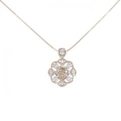 【新品】K18PG ダイヤモンド ネックレス 0.70CT