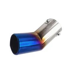 送料無料 スズキ ハスラー 21年式対応 マフラーカッター 焼きブルー 排気口カバー テールパイプ ドレスアップパーツ 1点セットZX01週末セール