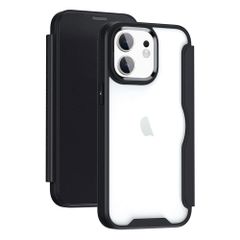 12 12 / 12 iPhone iPhone (ブラック ケース ケース ケース 手帳型 12Pro 手帳型 Pro アイフォン12 iPhone12 スマホケース ブランド 軽量薄型 衝撃吸収 マグネットが内蔵 6.1) 高級なPUレザー+PCパネル+T