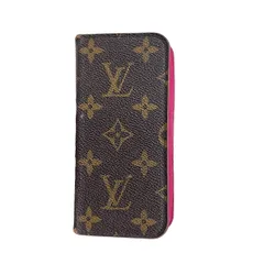 【訳あり】ルイヴィトン　iPhone14 モノグラム　手帳型　スマホケース ルイヴィトンiPhone14pro手帳ケース美品 （LOUIS VUITTON - 美品