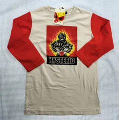 【タグ付き新品】ヒステリックミニ HYSTERIC MINI 7分袖Tシャツ 130cm 子供服 中古