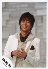 【中古】生写真(ジャニーズ) Kis-My-Ft2/藤ヶ谷太輔/上半身・衣装白ベージュ・両手合わせ・目線左上/公式生写真