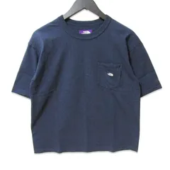 THE NORTH FACE PURPLE LABEL ノースフェイス パープルレーベル 半袖Tシャツ N25SI102 7oz Pocket Tee レディース ネイビー WS 27111037