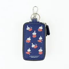 ムーミン リトルミイ ネイビー ダブルポケットキーケース MOOMIN