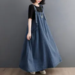 ☆ ライトブルー ☆ M ☆ ジャンパースカート ワンピース デニム 体型カバー jmpst023 ジャンパースカート ワンピース デニム 体型カバー ジャンスカー デニムワンピース デニムワンピ オールインワン ワンピ マキシワンピース サロペット