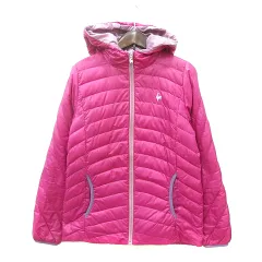 ルコックスポルティフ le coq sportif ダウンジャケット 総裏地 ワンポイント フード M ピンク /MN ■MOのサムネイル