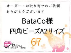 BataCo様☆67☆四角ビーズA2サイズ