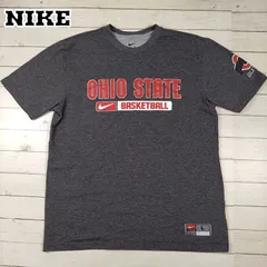 NIKE/ナイキ Tシャツ OHIO STATE BASKETBALL グレー DRI FIT  L