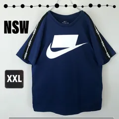 NIKE NSW/ナイキスポーツウェア★ロゴTシャツ★サイドラインテープ★メンズXXL　2405M070