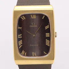 ✨OMEGA✨ジュネーブ✨オートマチック✨デイト✨スクエア✨腕時計✨ 美品 オメガ ジュネーブ スクエア ゴールド デイト