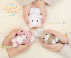 【3点セット】レトロミニ クリーミーねこ・キャンディ・Qピッピ 吉徳 12cm  ネコ 猫 子猫 ねずみ cat ラビット レトロ 昭和 ぬいぐるみ 子供 幼児 インテリア ノスタルジー 懐古 70年代 かわいい キュート エモい
