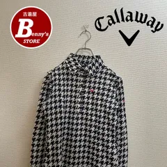 CALLAWAY GOLFキャロウェイゴルフ長袖ポロシャツハウンドトゥース