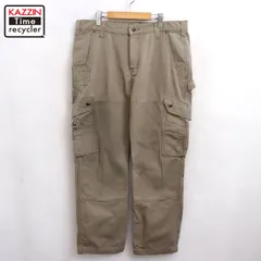 00s Carhartt リップストップ ダブルニー カーゴパンツ メンズ XLサイズ相当 ビッグサイズ オーバーサイズ