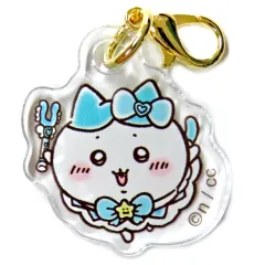 【中古】キーホルダー ハチワレ 「ちいかわ なんか小さくてかわいいやつ まじかるちいかわ ミニアクリルチャーム in カプセル」