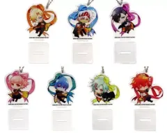【中古】キーホルダー [単品] 集合 描きおろしちびキャラアクリルスタンドキーチェーン7個セット 「Switchソフト ワンド オブ フォーチュン R for Nintendo Switch スペシャルステラセット」 同梱特典