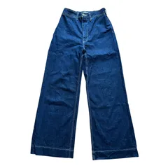 AZUL BY MOUSSY DARTS DENIM WIDE レディースM ダーツデニムワイド アズールバイマウジー