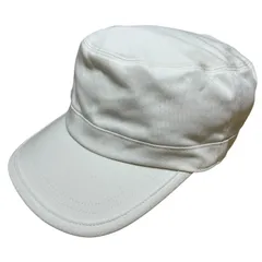 定価17,600円 25SS KIJIMA TAKAYUKI COTTON SATIN WORK CAP 251108 IVORY コットン サテン ワーク キャップ アイボリー キジマタカユキ 帽子のサムネイル