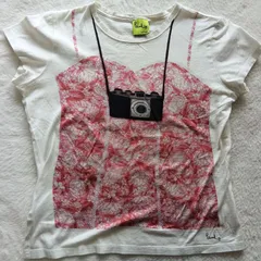 【Paul Smith ポール スミス】半袖Tシャツ　白　花柄　カメラ