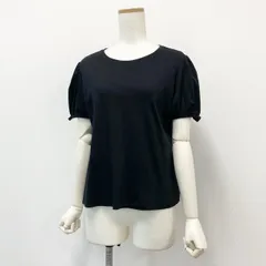 FOXEY NEW YORK - 5c21 FOXEY NEW YORK フォクシーニューヨーク プチリュバンTシャツ 半袖Tシャツ 薄手カットソー トップス コットン混 袖リボン 40928 42 L ブラック 5c21 FOXEY NEW YORK フォクシーニューヨーク プチリュバンT