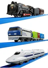 即決☆絶版プラレール スーパー列車大集合セット☆EF200-1号機